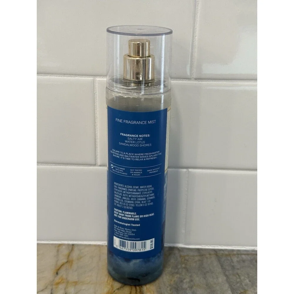 BATH & BODY WORKS SEA SALT COAST FRAGRANCE MIST & MAGIC IN THE AIR LOTION SMOOTH
